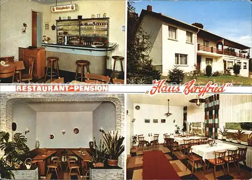 Dhaun Restaurant Haus Bergfried  Kat. Hochstetten Dhaun
