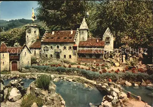 Altsimonswald Cafe Maerchengarten Maerchenschloss Schneewittchen sieben Zwerge Albert Ambs  Kat. Simonswald