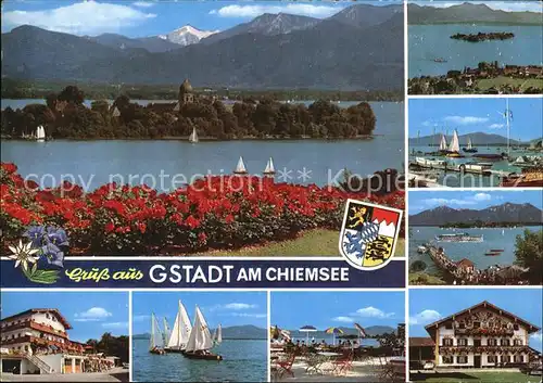 Gstadt Chiemsee Seepartien Kat. Gstadt a.Chiemsee