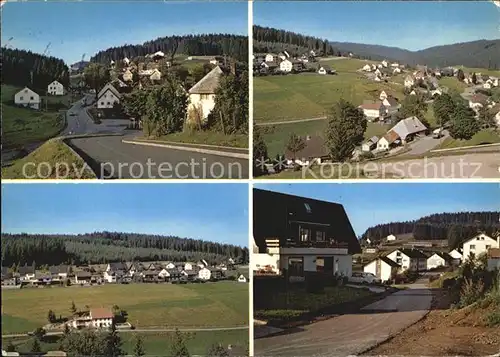 Eisenbach Schwarzwald ortspartien Kat. Eisenbach (Hochschwarzwald)