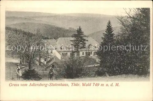 Thueringen Region Adlersberg Stutenhaus Thueringer Wald Kat. Erfurt