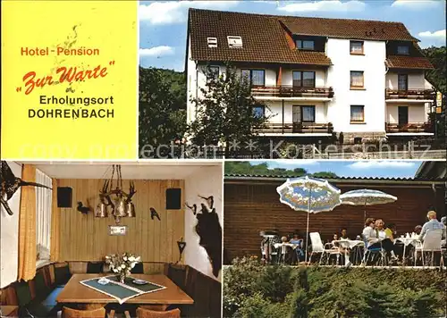 Dohrenbach Hotel Zur Warte  Kat. Witzenhausen