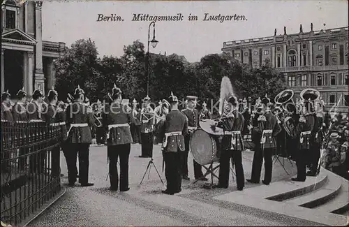 Berlin Mittagsmusik im Lustgarten Kat. Berlin