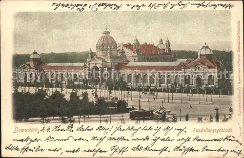 Dresden Ausstellungsgebaeude Kat. Dresden Elbe