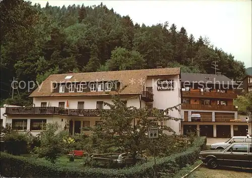 Hornberg Altensteig Gasthof Pension Schondelgrund Kat. Altensteig