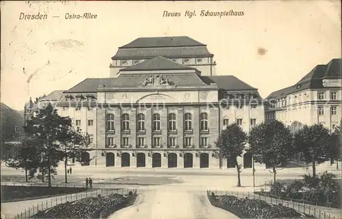 Dresden Neues Kgl Schauspielhaus Kat. Dresden Elbe