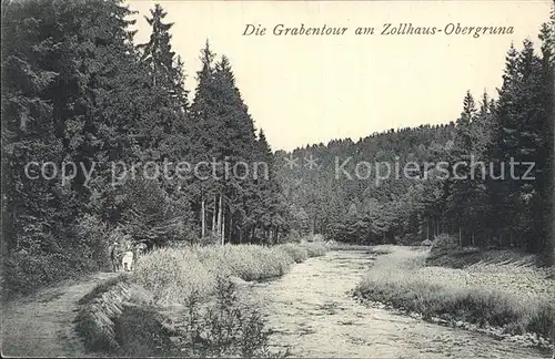 Obergruna Grabentour am Zollhaus Kat. Meissen