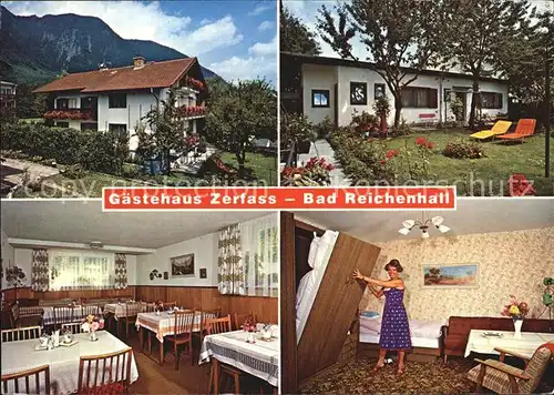 Bad Reichenhall Gaestehaus Zerfass Kat. Bad Reichenhall