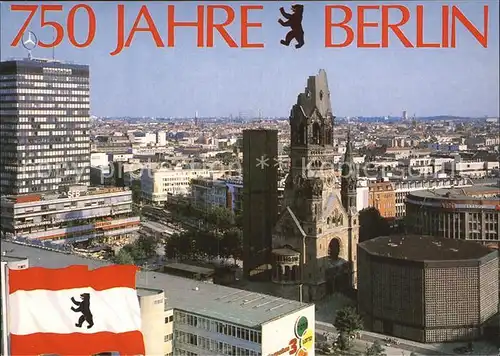 Berlin Kaiser Wilhelm Gedaechtniskirche und Europa Center Kat. Berlin