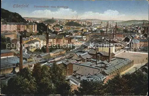 Elberfeld Wuppertal Panorama vom Kiesberg Kat. Wuppertal