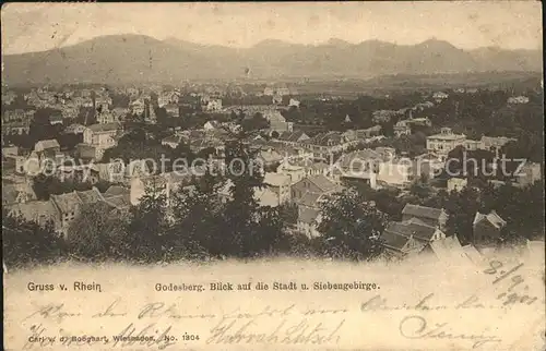 Bad Godesberg Stadtblick mit Siebengebirge Kat. Bonn