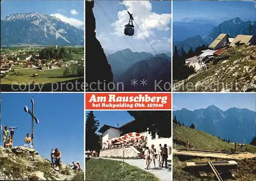 Ruhpolding am Rauschberg Seilbahn Rauschberghaus Kat. Ruhpolding