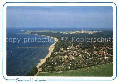 Lubmin Ostseebad Fliegeraufnahme Kat. Lubmin