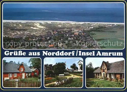 Norddorf Amrum Fliegeraufnahme Kat. Norddorf