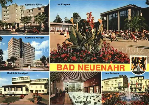 Bad Neuenahr Ahrweiler Kurpark Kurklinik Konzertsaal Kat. Bad Neuenahr Ahrweiler