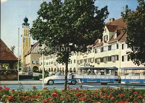 Freudenstadt Marktplatz Rathaus Kurbaehnle Kat. Freudenstadt