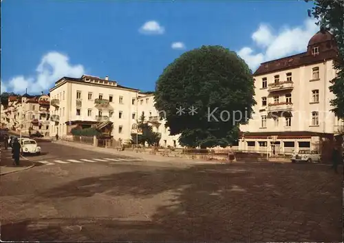 Bad Kissingen Schoenbornstrasse mit VDK Kurheim Kat. Bad Kissingen