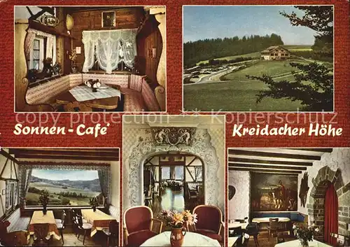 Waldmichelbach Sonnen Cafe Kreidacher Hoehe Kat. Wald Michelbach