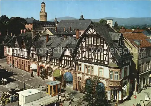 Bad Homburg Markt und Schloss Fachwerk Kat. Bad Homburg v.d. Hoehe
