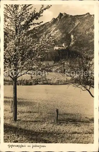 Hohenaschau Chiemgau mit Zellerhorn Kat. Aschau i.Chiemgau