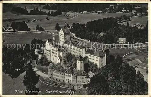 Hohenaschau Chiemgau Schloss Hohenaschau Fliegeraufnahme Kat. Aschau i.Chiemgau