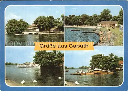 Caputh Gaststaette Am Faehrhaus Standbad Seebad Templin Faehre Kat. Schwielowsee