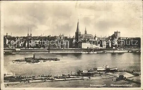 Duesseldorf Rheinpartie Kat. Duesseldorf