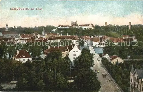 Landsberg Lech Stadtblick Kat. Landsberg am Lech