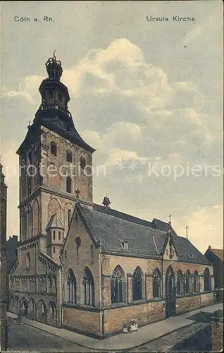Coeln Rhein Ursula Kirche Kat. Koeln