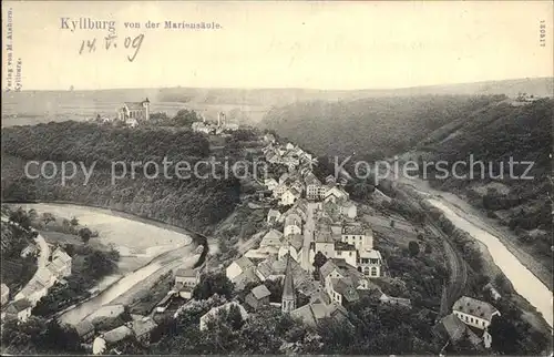 Kyllburg Rheinland Pfalz Blick von der Mariensaeule  Kat. Kyllburg