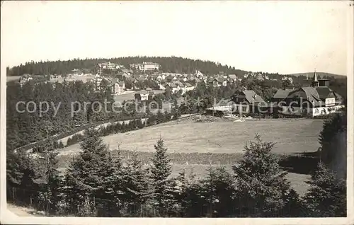 Oberhof Thueringen Panorama Kat. Oberhof Thueringen