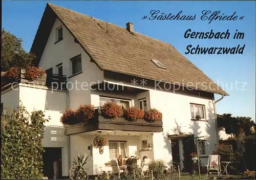 Gernsbach Gaestehaus Elfriede Kat. Gernsbach