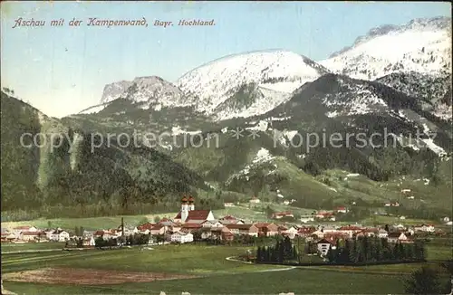 Aschau Chiemgau Kampenwand Bayrisches Hochland Kat. Aschau i.Chiemgau