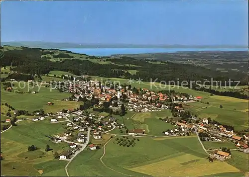 Scheidegg Allgaeu Luftaufnahme Bodensee Kneippkurort Kat. Scheidegg