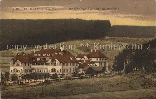 Bad Duerrheim Kindersolbad Frauenverein Kat. Bad Duerrheim