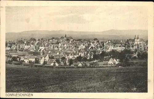 Donaueschingen Ansicht Kirche Kat. Donaueschingen