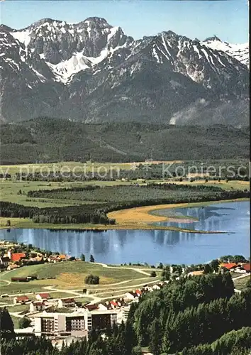 Hopfen See Fliegeraufnahme Kurzentrum Enzensberg Kat. Fuessen