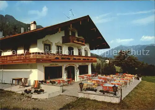 Ruhpolding Bergasthof Cafe Weingarten Kat. Ruhpolding