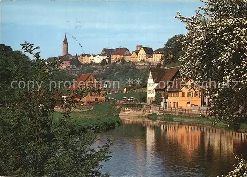 Kirchberg Jagst Partie am Wasser Kat. Kirchberg an der Jagst