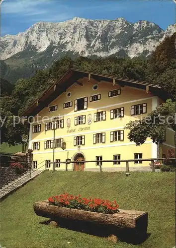 Ramsau Berchtesgaden Gasthof Oberwirt Reiteralpe Kat. Ramsau b.Berchtesgaden