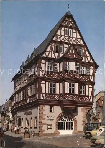 Miltenberg Main Gasthaus zum Riesen Kat. Miltenberg