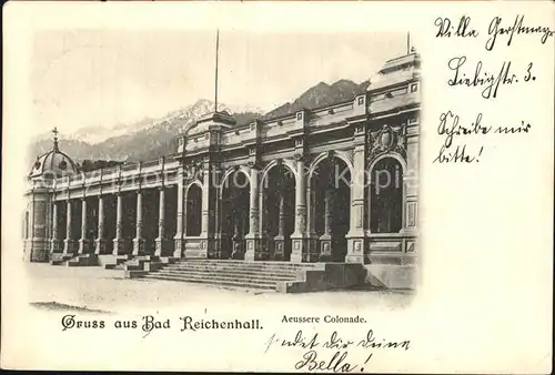 Bad Reichenhall aeussere Colonade Kat. Bad Reichenhall