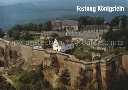 Koenigstein Saechsische Schweiz Festung Elbsandsteingebirge Kat. Koenigstein Saechsische Schweiz