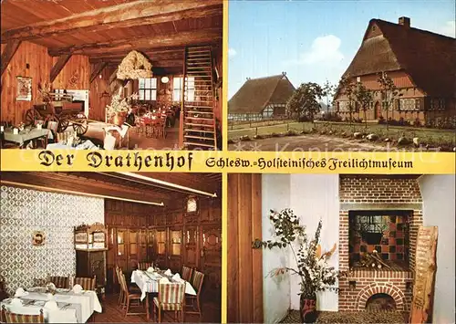 Kiel Restaurant Drathenhof Freilichtmuseum Kat. Kiel