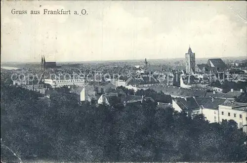 Frankfurt Oder Panorama Kat. Frankfurt Oder