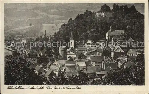 Lindenfels Odenwald Panorama Kat. Lindenfels