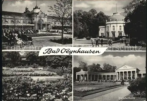 Bad Oeynhausen Kurhaus Kurtheater Filmbuehne Cafe im Rosengarten Wandelhalle Kat. Bad Oeynhausen