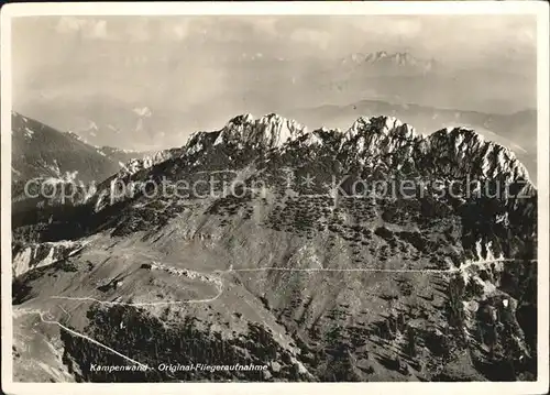 Kampenwand Chiemgau Flugaufnahme Kat. Aschau i.Chiemgau