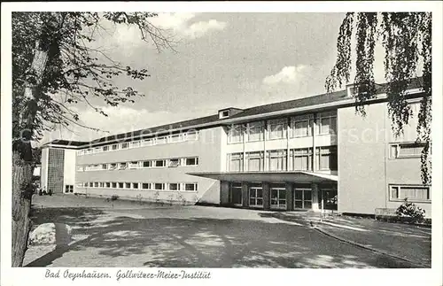 Bad Oeynhausen Gollwitzer Meier Institut Kat. Bad Oeynhausen
