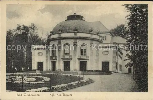 Bad Oeynhausen Koenigliches Kurtheater Kat. Bad Oeynhausen